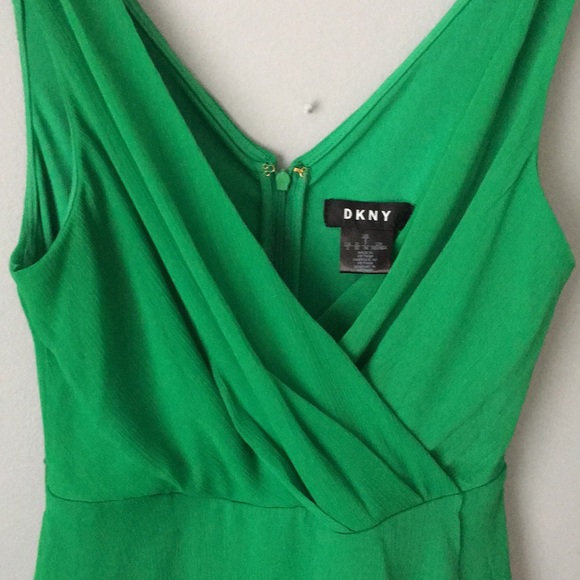 DKNY Flowing Green Dress - Picture 5 of 5
